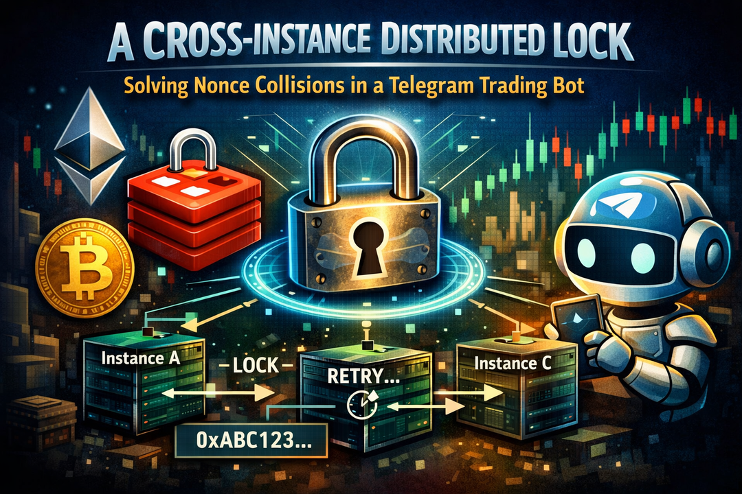 A Cross-Instance Distributed Lock: Solving Nonce Collisions in a Telegram Trading Bot featured
