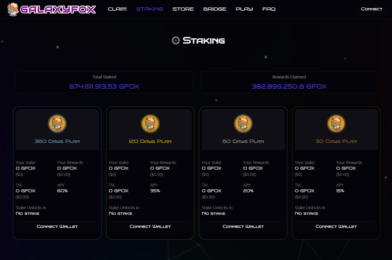 Galaxy Fox staking